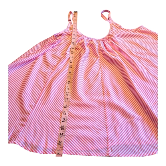 NEW Tommy Bahama Palm Cove Pink and White Striped Swing Cami Top Small MSRP $100 - Picture 15 of 16
